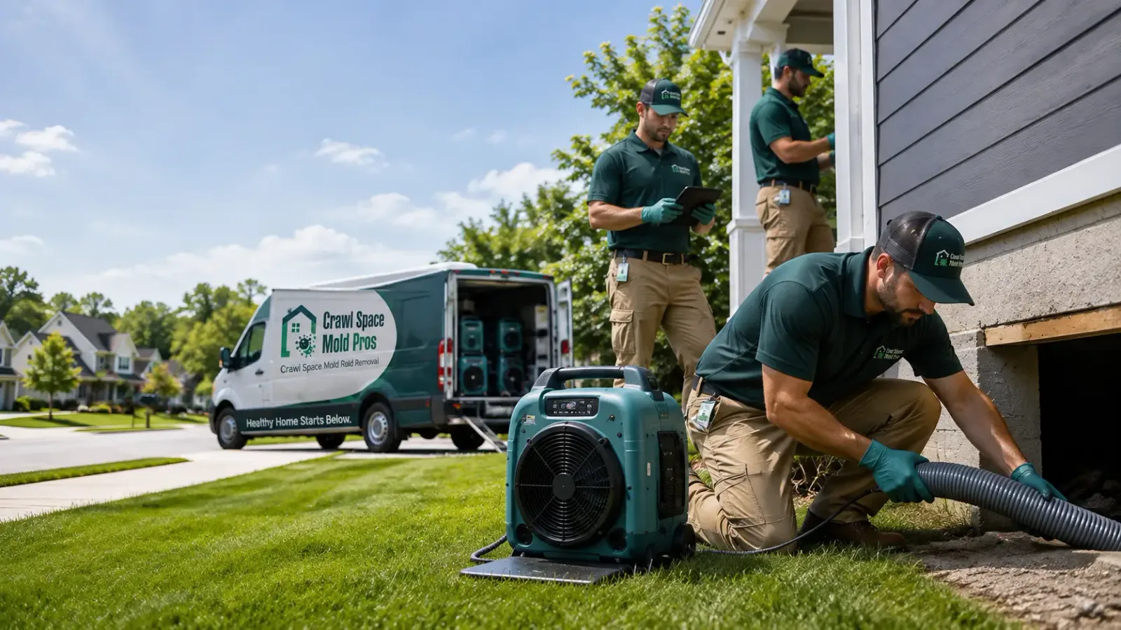 Crawl Space Mold Removal in Kohler, WI
